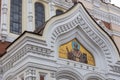 Alexander Nevsky Cathedral, orthodox cathedral in the Tallinn Old Town, Estonia. Royalty Free Stock Photo