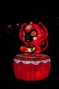 Lantern in the shape of a symbol of the year - Monkey. Chinese zodiac animals.