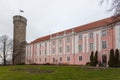 Toompea Castle, the center of the Government of Estonia.