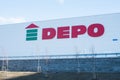 Depo stores sell construction and finishing materials for home and garden Royalty Free Stock Photo