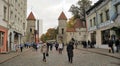 Tallinn, Estonia the entrance from the Viru Gate