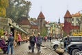 Tallinn, Estonia the entrance from the Viru Gate