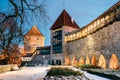 Tallinn, Estonia. Former Prison Tower Neitsitorn In Old Tallinn.