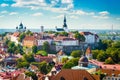 Tallinn, Estonia Historic Skyline of Toompea Hill