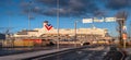 Tallinn, Estonia - January 4, 2020: Victoria ferry operated by the Estonian company AS Tallink Grupp docked at the berth