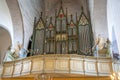 Pipe Organ at St. Mary Cathedral Interior - Tallinn, Estonia Royalty Free Stock Photo