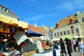 Fair in the capital of Estonia Tallinn at the Town Hall Square i