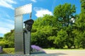 Tallinn, Estonia - July 8, 2017: Monument to Johan Pitka, the famous Estonian military commander during the Estonian War of