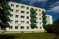 Tallinn, Estonia - July 8, 2017: Soviet-style five-storey residential houses in Pelgulinn, a subdistrict of Pohja-Tallinn