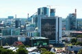 Tallinn, Estonia - July 8, 2017: View of city center with Sokos Hotel Viru from Oleviste church