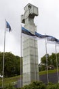 TALLINN, ESTONIA- JUNE 17: Freedom monument on Freedom Square, is devoted to Emancipating war of 1918-1920 on June 17, 2012 in Tal