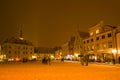 Fragment of Town Hall Square on a cloudy March evening, Tallinn. Estonia