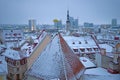 A gloomy March morning over Tallinn