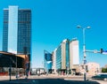 Tallinn, Estonia. Modern Architecture In Estonian Capital. Business Center Skyscraper On Tallinn - Tartu - Vyru - Royalty Free Stock Photo