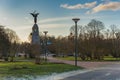 Tallinn, Estonia - 01.05.20: Monument to the battleship Rusalka in the area of Kadriorg park