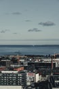 Tallinn Estonia MS Star in horizon leaving the city