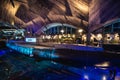 TALLINN, ESTONIA - November 02, 2019: Submarine named Lembit, built in 1936. It is located in Seaplane Harbour Lennusadam museum