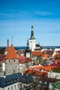 Tallinn, Estonia old city view. Royalty Free Stock Photo