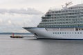 Cruise ships MV Viking Sky of the Viking Ocean Cruises Fleet docked in Vanasadam Royalty Free Stock Photo