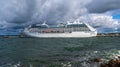 Cruise ships Nautica and AIDAprima docked in Vanasadam Tallinn