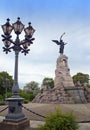 TALLINN, ESTONIA- SEPTEMBER 7: Monument to crew of the sunk Russian battleship `Russalka` Mermaid, erected on 1902 in Kadriorg