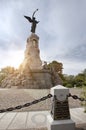 TALLINN, ESTONIA- SEPTEMBER 7-2015: Monument to crew of the sunk Russian battleship `Russalka` Mermaid, erected on 1902 in Kadri