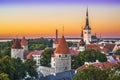Tallinn Estonia Skyline Royalty Free Stock Photo