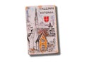 Tallinn Estonia souvenir refrigerator magnet.