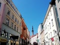 Tallinn Estonia, streets downtown highlights architecture and facades from historic downtown in tallinn Estonia Baltic city