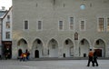 Tallinn, Estonia: Tallinn Town Hall in Town Hall Square or Raekoja platz Royalty Free Stock Photo