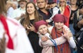 people at the fold song festival in Pirita, Tallinn Royalty Free Stock Photo