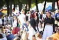 People at the fold song festival in Pirita, Tallinn Royalty Free Stock Photo