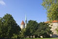 Tallinn. Estonia. The towers of the city. Royalty Free Stock Photo