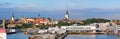 Tallinn with its Old City Harbour. Royalty Free Stock Photo