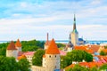 Tallinn Old Town skyline Estonia Royalty Free Stock Photo