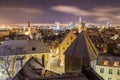 Tallinn skyline during the winter from the Kohtuotsa viewing platform Royalty Free Stock Photo
