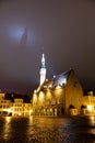 Tallinn Town Hall Casting Shadow Royalty Free Stock Photo