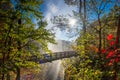 Tallulah Falls, Georgia, USA overlooking Tallulah Gorge Royalty Free Stock Photo