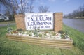 Tallulah Louisiana Welcome Sign