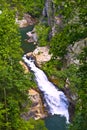 Tallulah River Gorge Waterfall Royalty Free Stock Photo