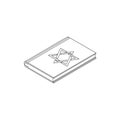 Talmud pentateuch, isometric 3d Royalty Free Stock Photo