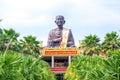 Talnjedyod temple. Somdej Toh Phra Buddhacharn Toh Phomarangsi Statue, largest in Thailand.