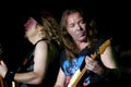The Iron Maiden during the concert, Dave Murray and Adrian Smith