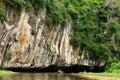 Tam Coc - Bich is a popular tourist destination near the city of Ninh Binh in northern Vietnam. Royalty Free Stock Photo