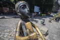 Tamada statue on Shardeni Street in Tbilisi, Georgia