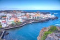 Tamaduste village situated on shore of El Hierro island at Canary islands, Spain