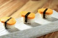 Tamago Nigiri Egg Sushi