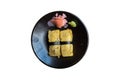 Tamago (Sweet Egg) Sushi Royalty Free Stock Photo