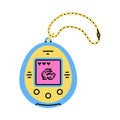 Tamagotchi as Bright Item from Nineties Vector Illustration