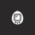 tamagotchi icon. Filled tamagotchi icon for website design and mobile, app development. tamagotchi icon from filled pop culture